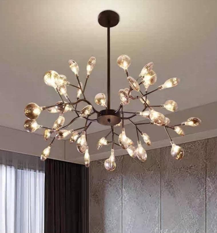 JX modern Sputnik firefly tree branch chandelier